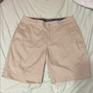 PGA Tour Tan Flat Front Shorts for Casual Wear